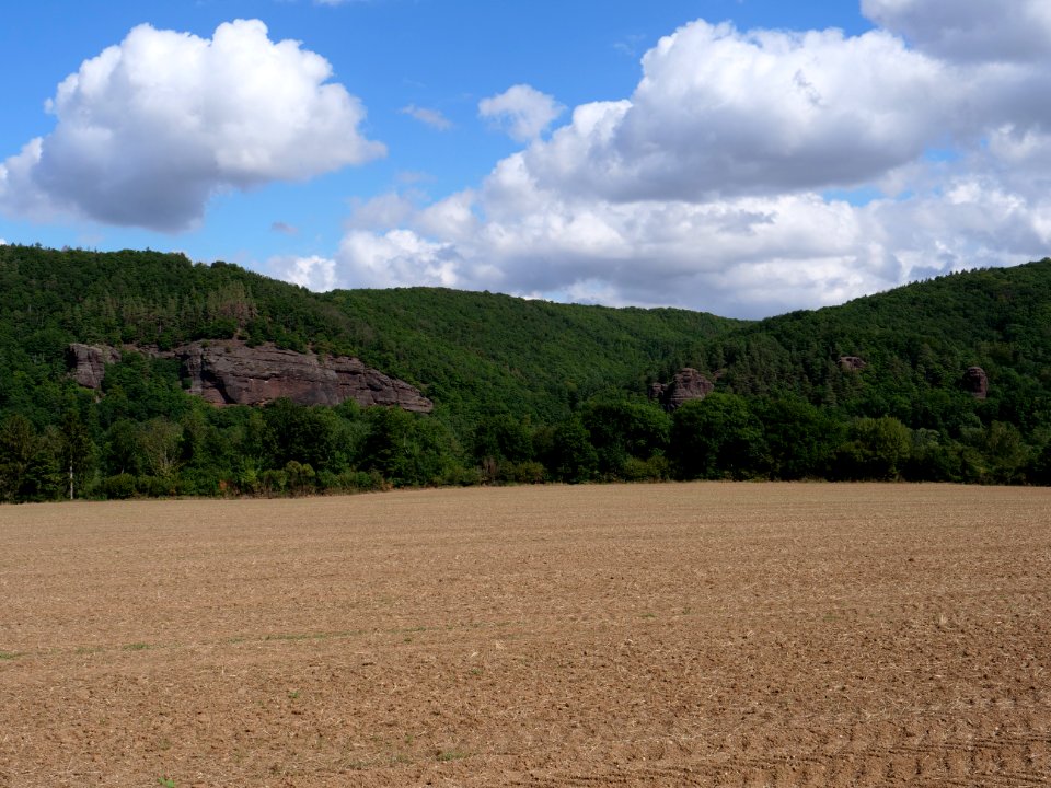 Sandstone cliffs at Rurtal in September 2019 10