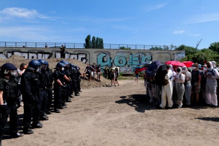 Sand im Getriebe protest A100 Treptower Park 2021-06-05 155