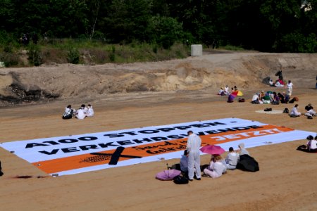 Sand im Getriebe protest A100 Treptower Park 2021-06-05 47