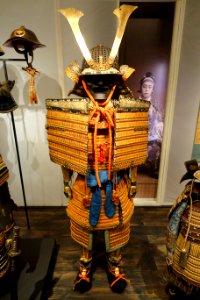 Samurai armor, donated by Gustav VI Adolf, No. 1976.17.0013 - Etnografiska museet - Stockholm, Sweden - DSC01149