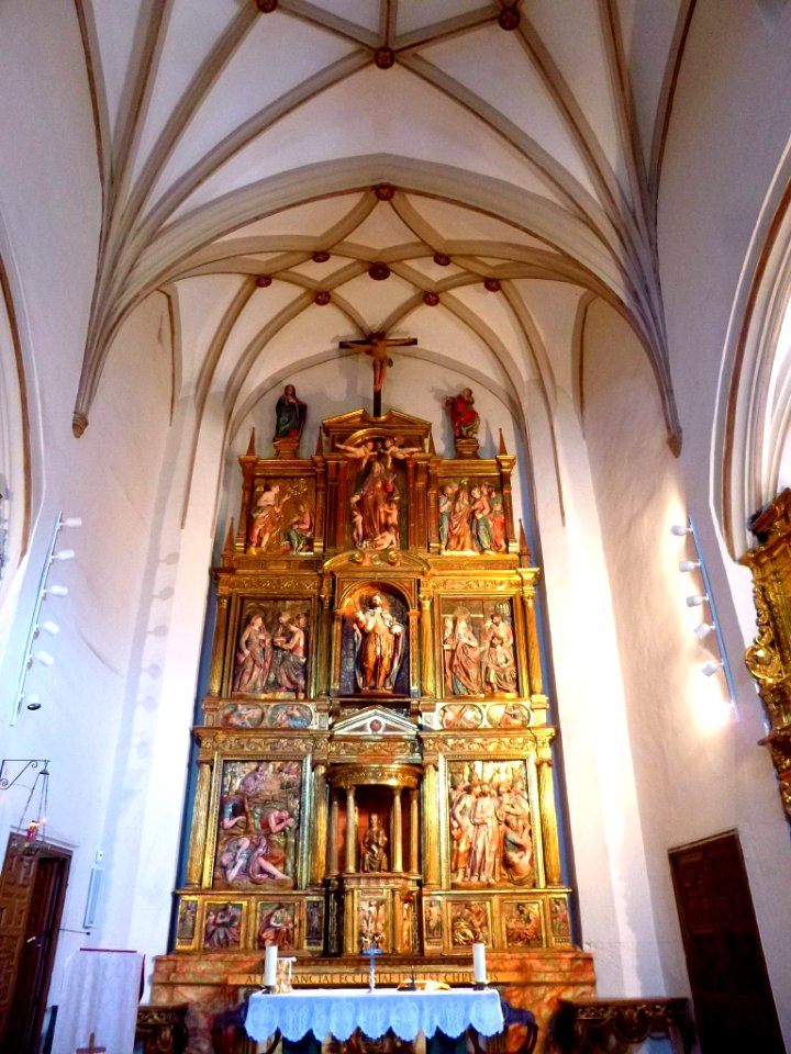 San Adrián - Iglesia de la Virgen de la Palma, retablo mayor 09