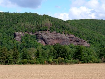 Sandstone cliffs at Rurtal in September 2019 11