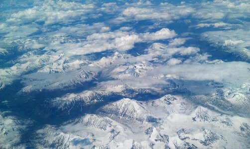 Height journey clouds photo