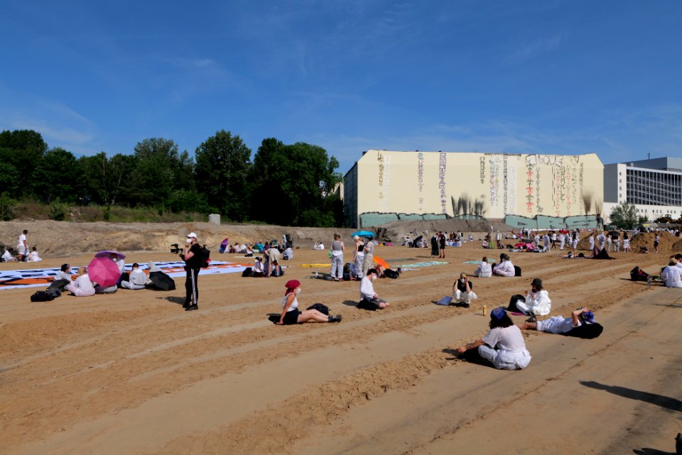 Sand im Getriebe protest A100 Treptower Park 2021-06-05 34