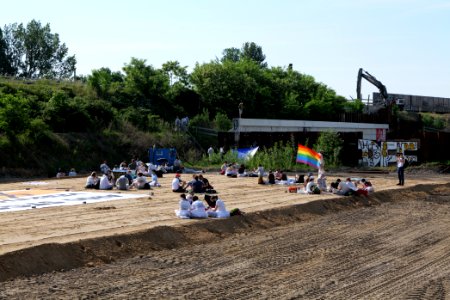 Sand im Getriebe protest A100 Treptower Park 2021-06-05 21