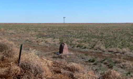 Santa Fe Trail DAR marker KS-CO line 3