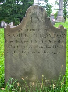 Samuel Thompson Tombstone, Oak Spring Cemetery, 2015-06-27, 02