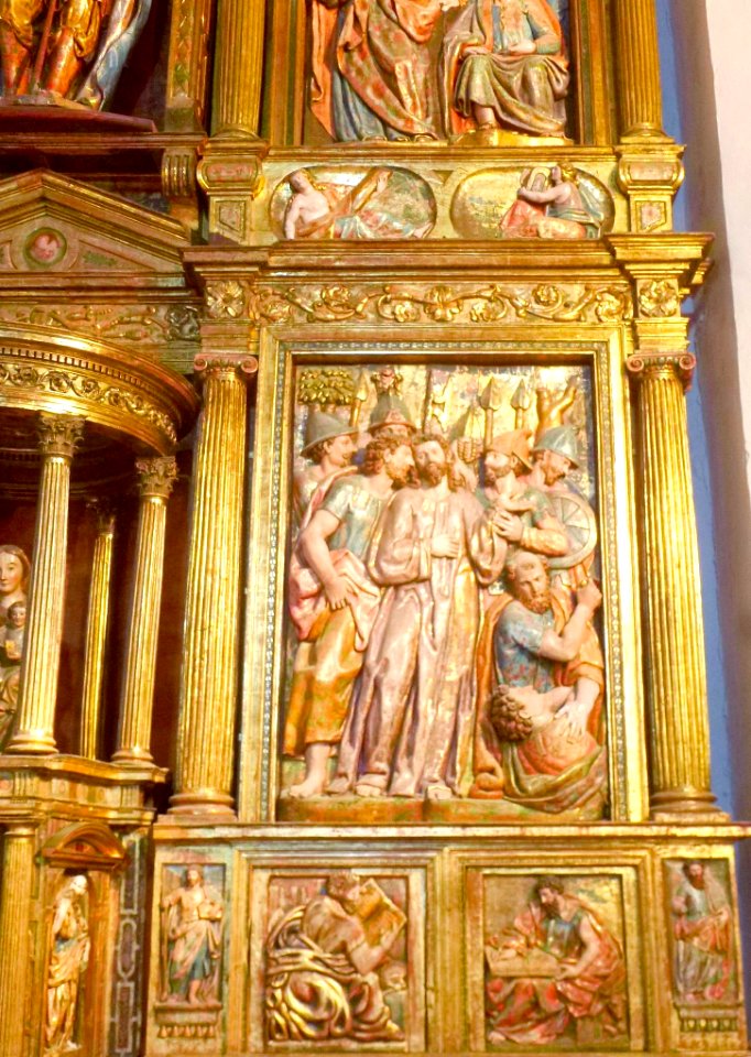 San Adrián - Iglesia de la Virgen de la Palma, retablo mayor 03