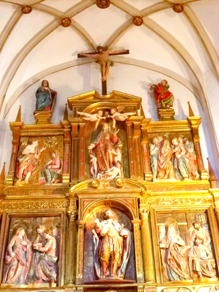 San Adrián - Iglesia de la Virgen de la Palma, retablo mayor 05