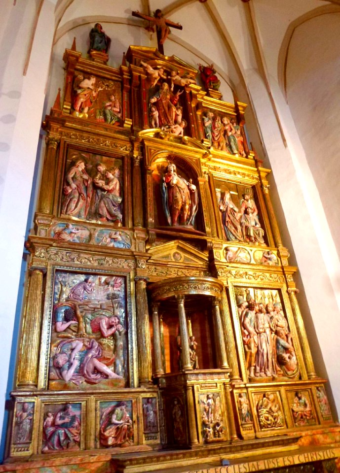 San Adrián - Iglesia de la Virgen de la Palma, retablo mayor 08