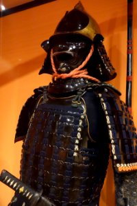 Samurai foot soldier armor, Japan, 18th century - Glenbow Museum - DSC00591