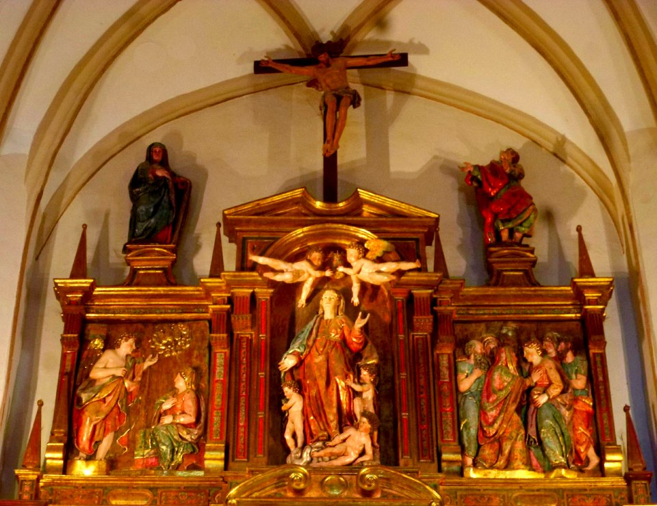 San Adrián - Iglesia de la Virgen de la Palma, retablo mayor 12