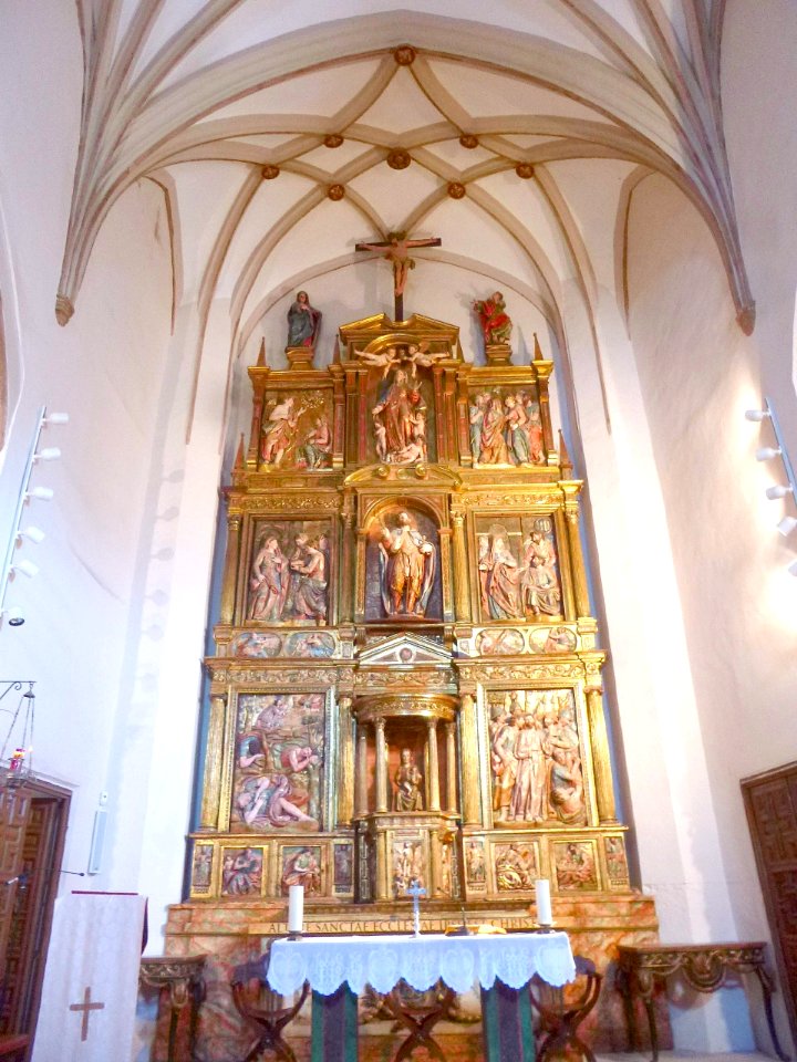San Adrián - Iglesia de la Virgen de la Palma, retablo mayor 01