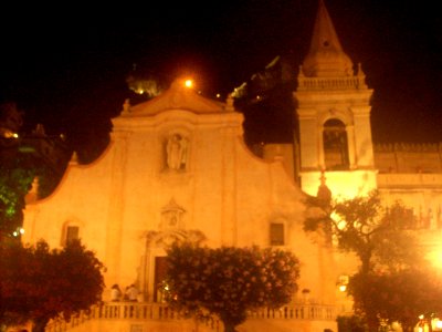 San Giuseppe at night (Taormina)