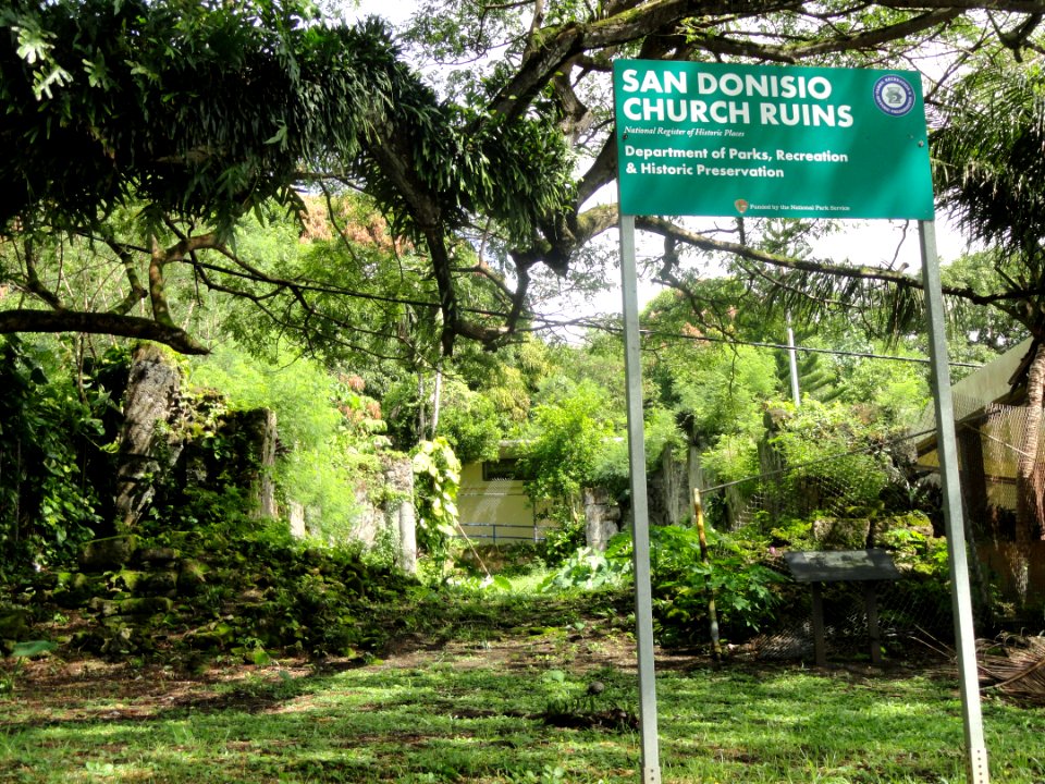 San Dionisio Church Ruins - Umatac, Guam - DSC00934
