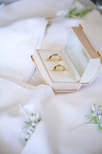 Ring box marriage photo