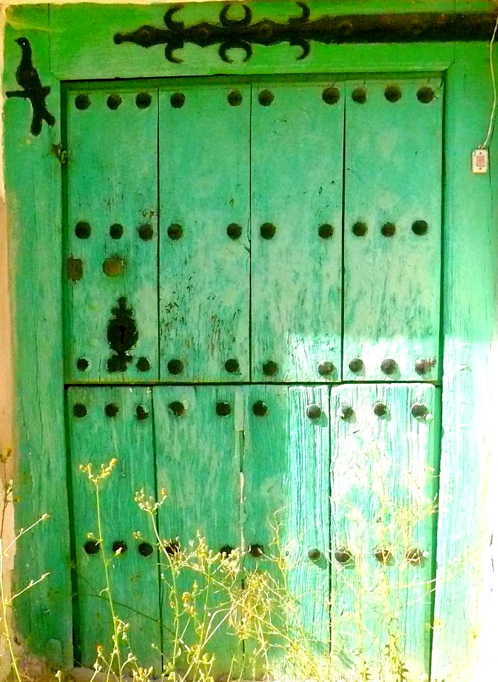 San Millán de San Zadornil - La vieja puerta verde