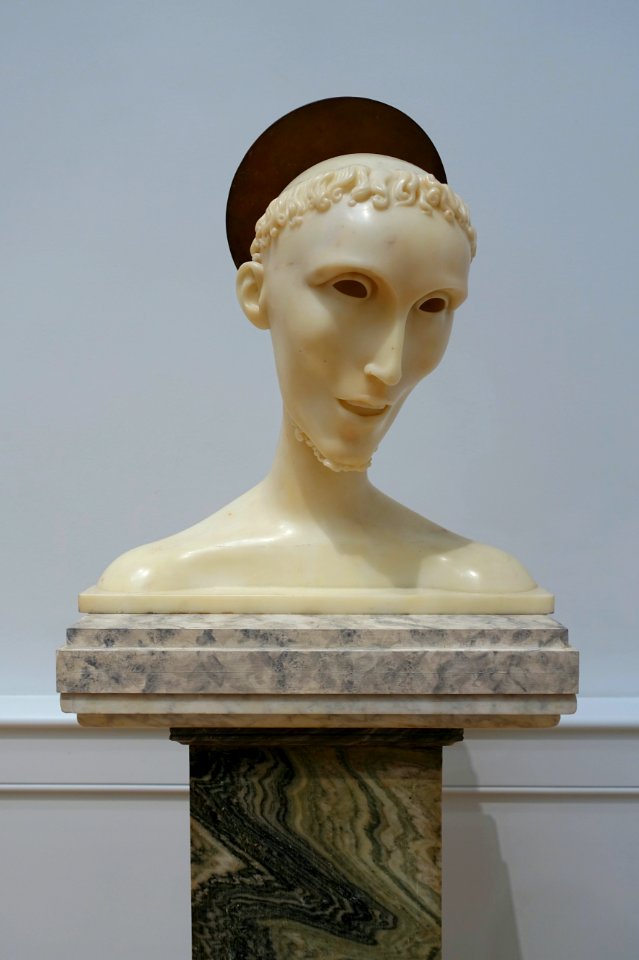 San Francesco by Adolfo Wildt, 1926 - Galleria nazionale d'arte moderna - Rome, Italy - DSC05356