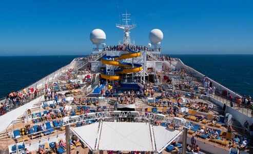 Sea travel cruise ship photo