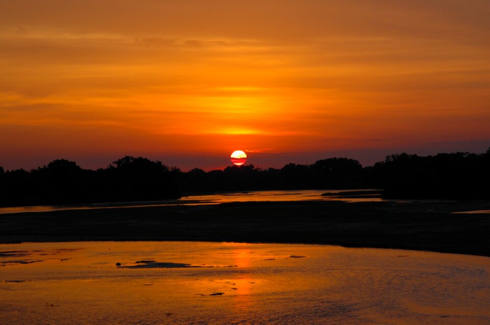 Landscape sky water