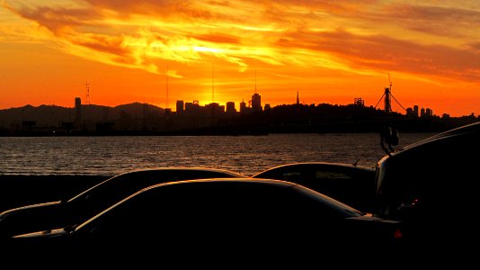 San Francisco Skyline Traffic