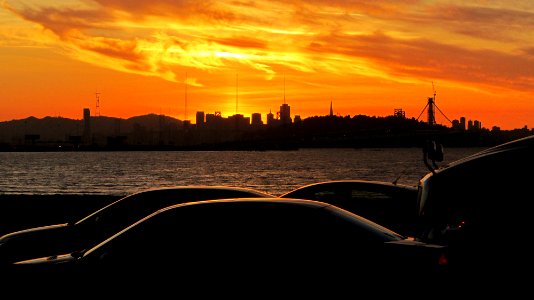 San Francisco Skyline Traffic photo