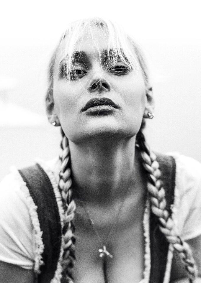 Model portrait person