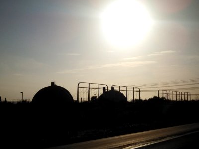 San Onofre Nuclear Generating Station after being closed
