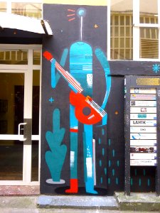 San Sebastián - arte urbano en el escondido callejón de Mundaiz 8 (05)