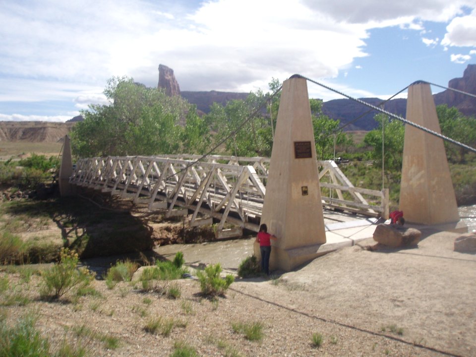 San Rafael Swinging Bridge Utah