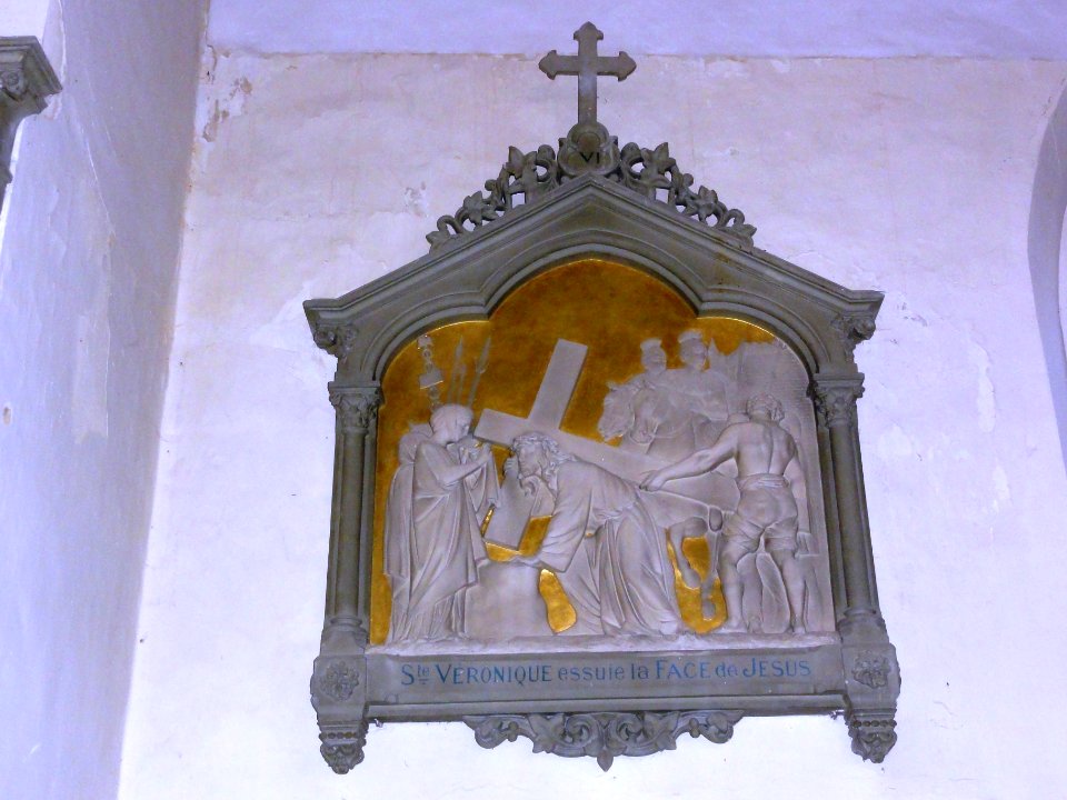 Saint-Vaast-Dieppedalle (Seine-Mar.) église, chemin de croix station 06