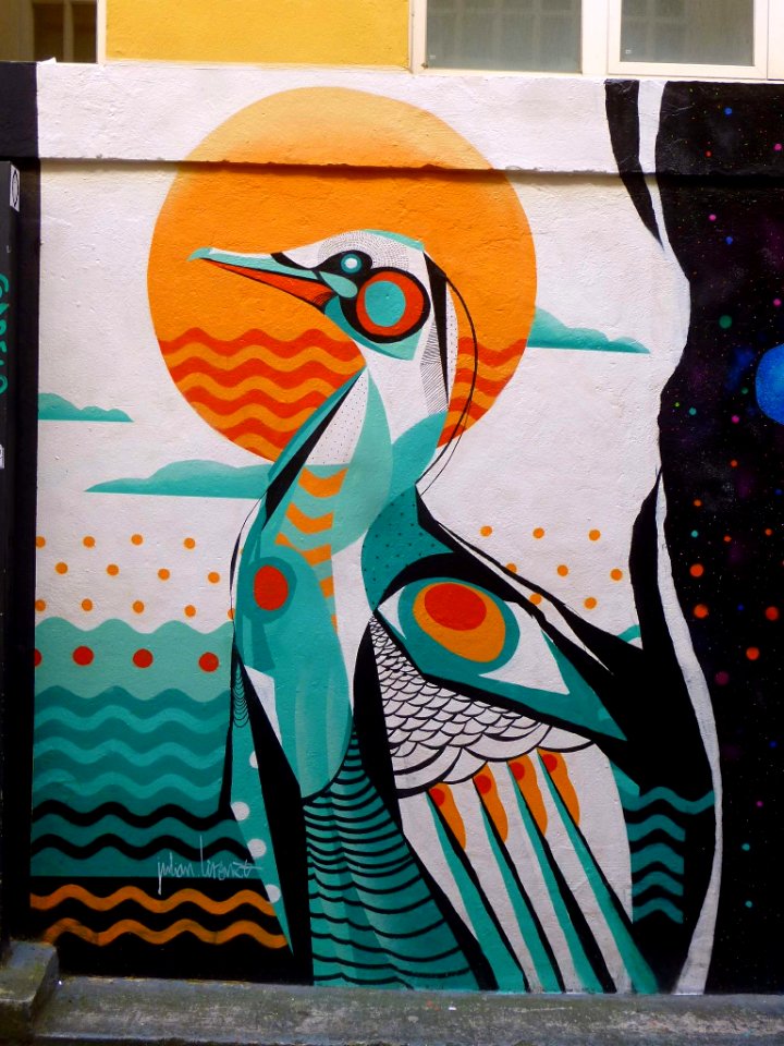 San Sebastián - arte urbano en el escondido callejón de Mundaiz 8 (04)