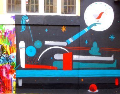 San Sebastián - arte urbano en el escondido callejón de Mundaiz 8 (06)