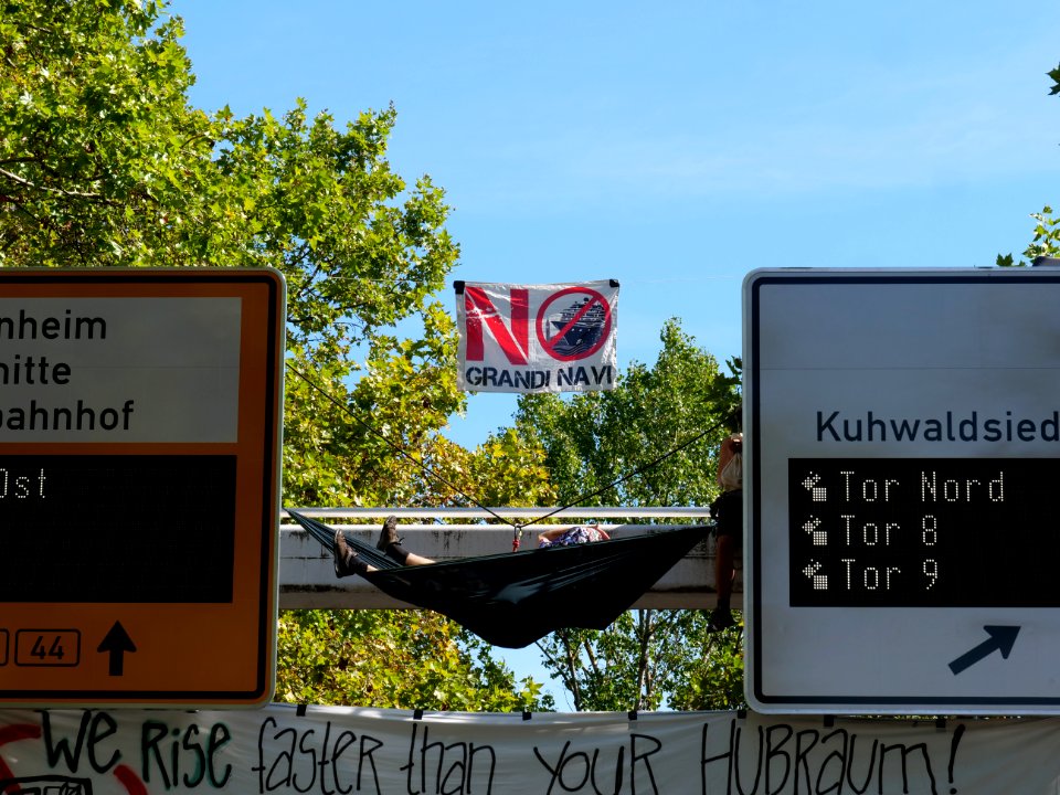 Sand im Getriebe protest 2019 climbing 21