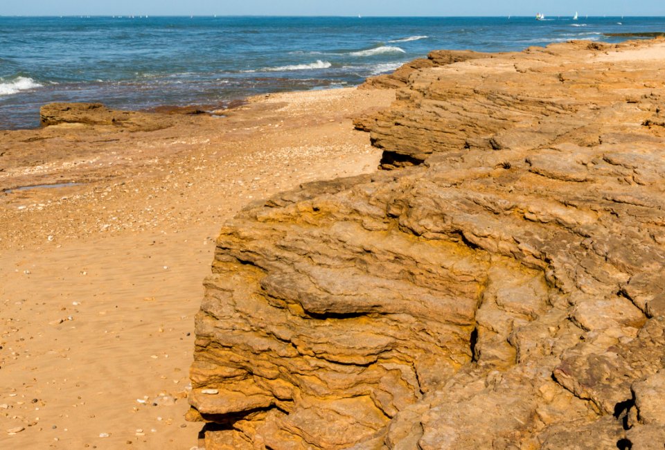 Sand concretions Les Portes-en-Ré Charente Maritime