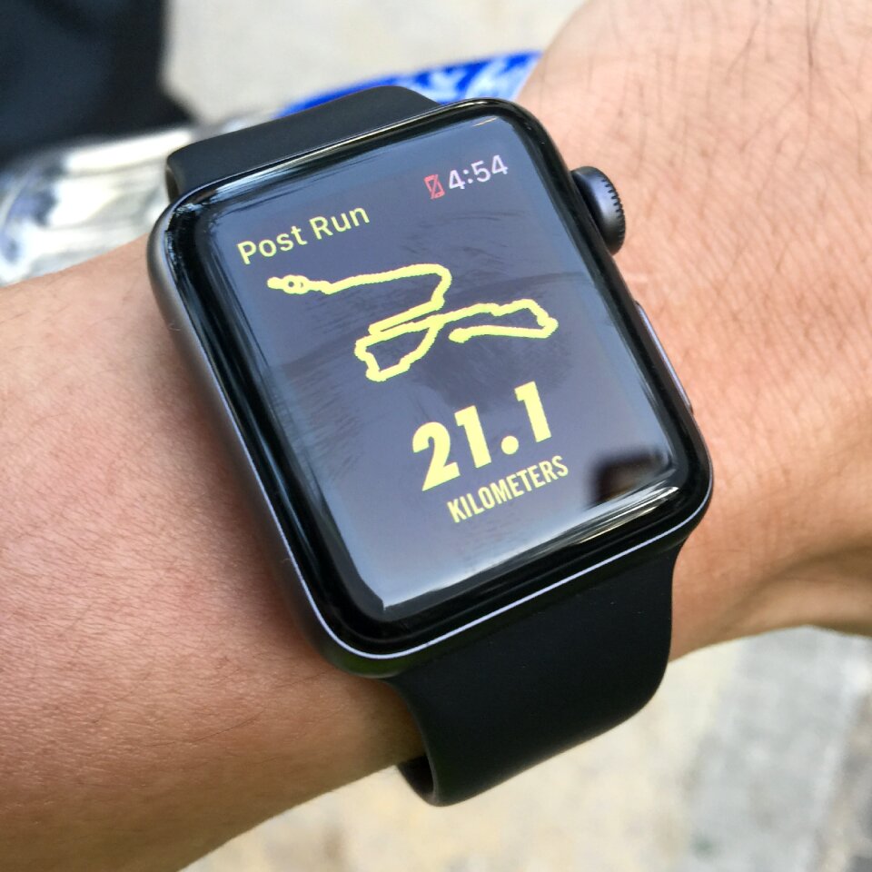 Half marathon run map