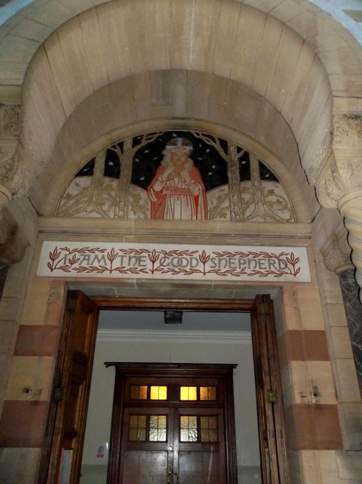 Russian Orthodox Cathedral of the Dormition - Lintel - "I Am The Good Shepherd"