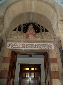 Russian Orthodox Cathedral of the Dormition - Lintel - "I Am The Good Shepherd"