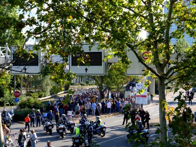 Sand im Getriebe protest 2019 bike finger 31