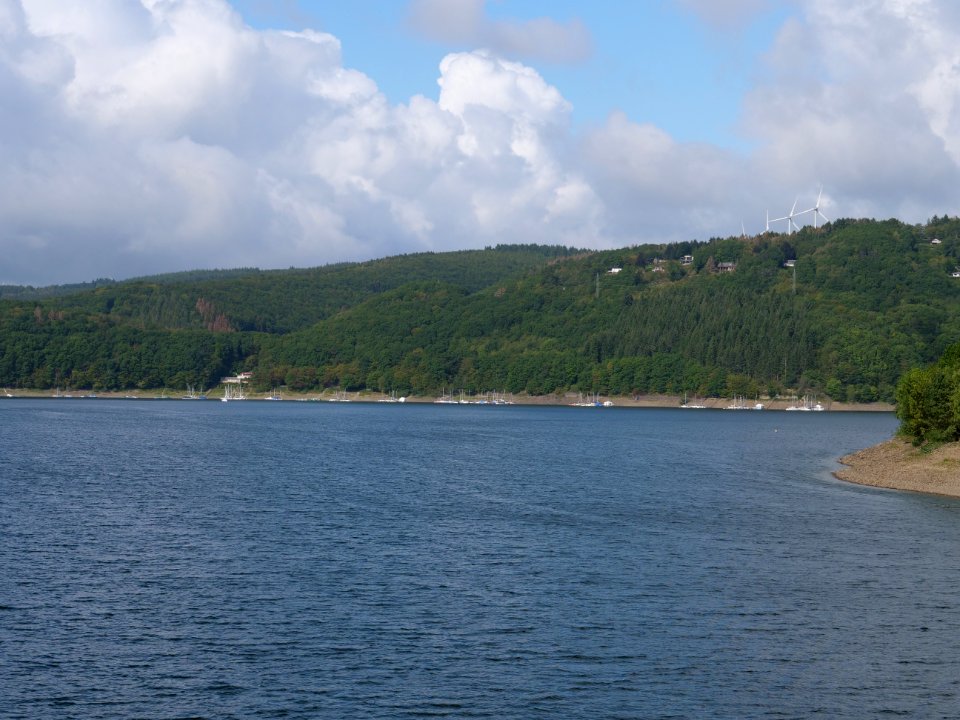 Rurtalsperre from track from Eschauel to dam 43