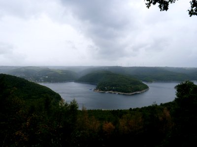Rurtalsperre from Hirschley viewpoint in September 2019 01
