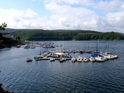 Rurtalsperre from track from Eschauel to dam 57