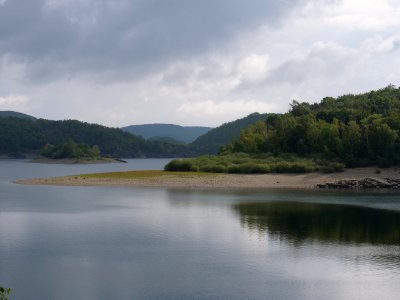 Rurtalsperre from trail along Rurtalsperre in Simmerath 05