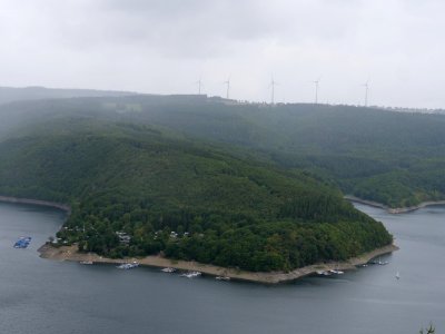 Rurtalsperre from Hirschley viewpoint in September 2019 04