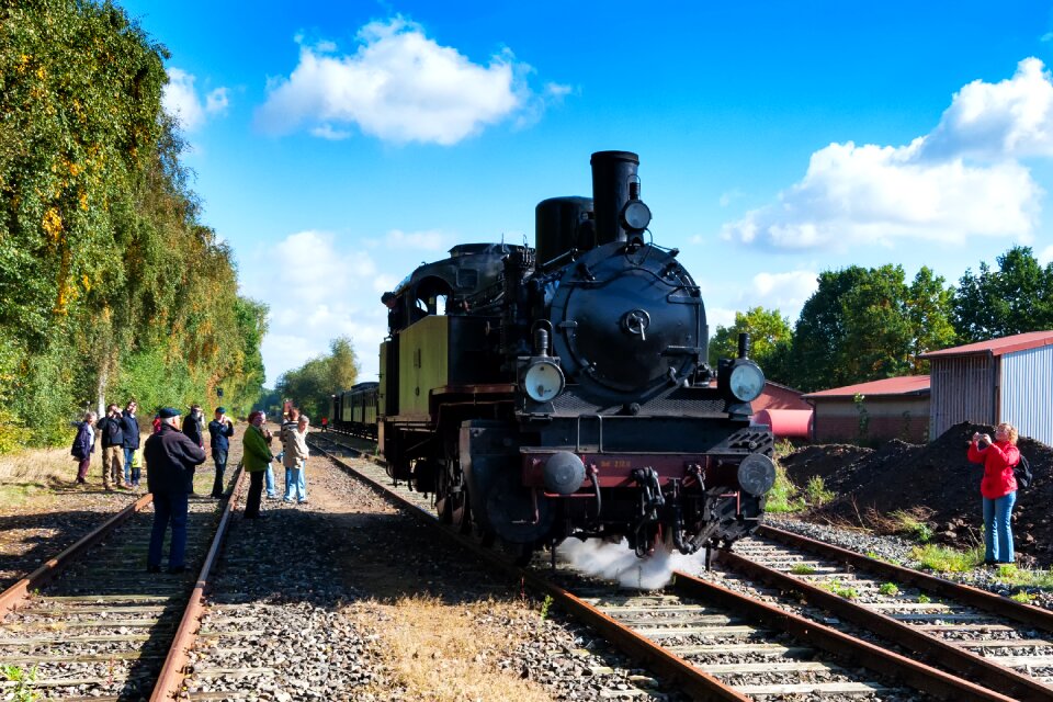Historically loco steam railway
