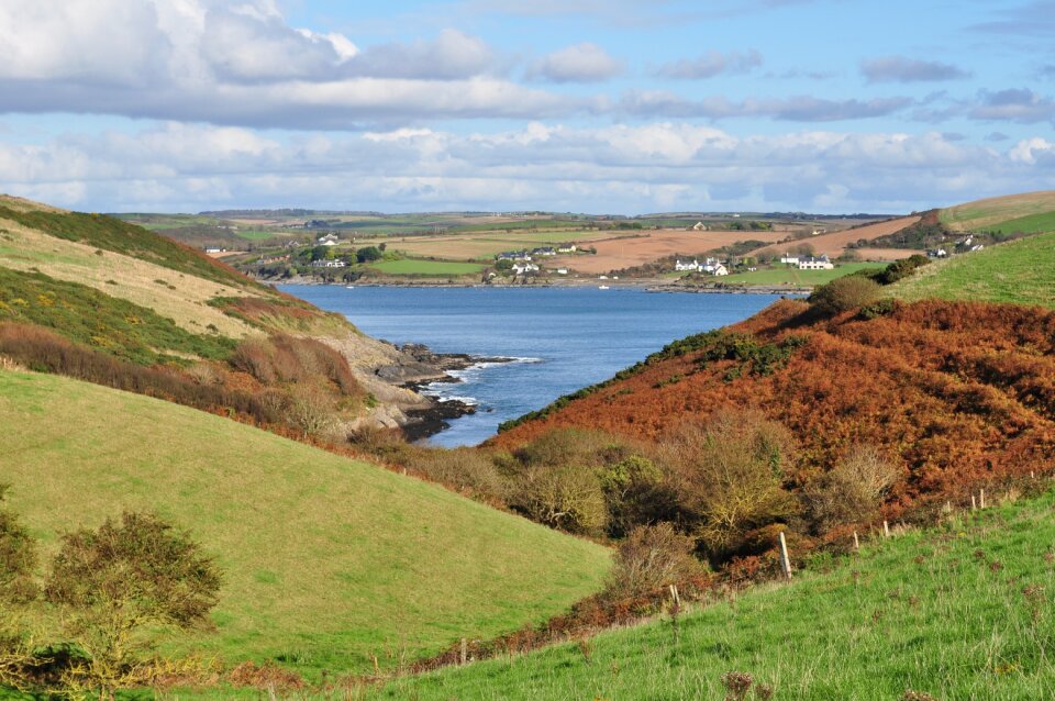 Sea hills landscape