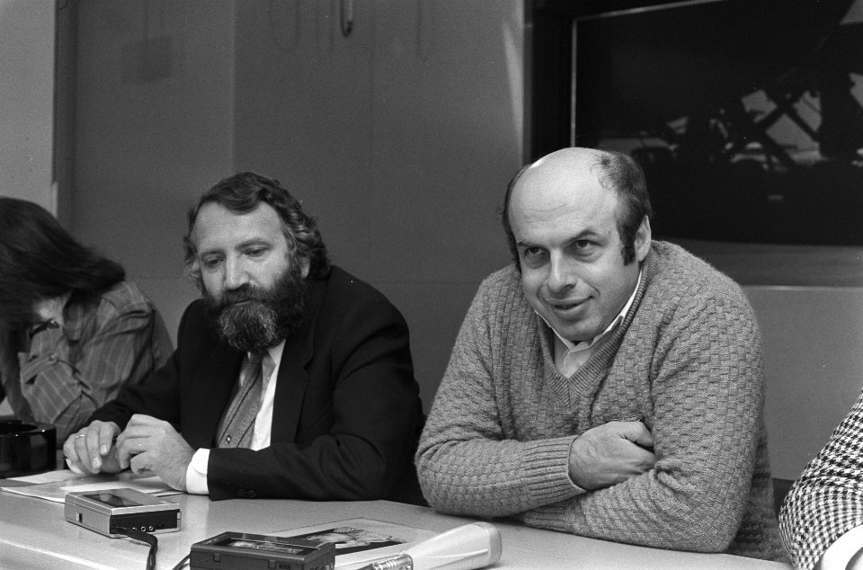 Russische dissident A. S. Sharanski bezoekt Nederland Sharanski en rabbijn A. S, Bestanddeelnr 933-7733