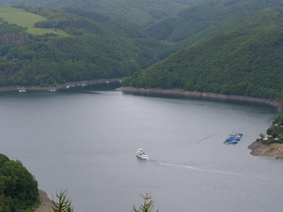 Rurtalsperre from Hirschley viewpoint in September 2019 13