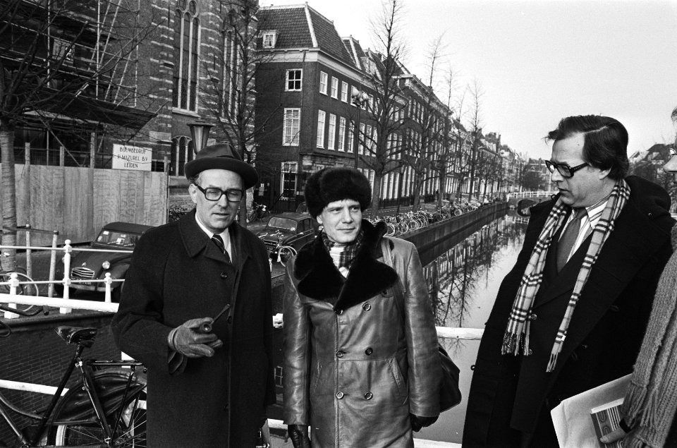 Russische dissident Boekovsky bezoekt subfaculteit Biolog vd Universiteit Leid, Bestanddeelnr 928-9824