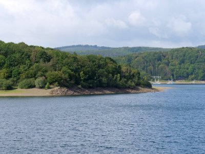 Rurtalsperre from track from Eschauel to dam 42